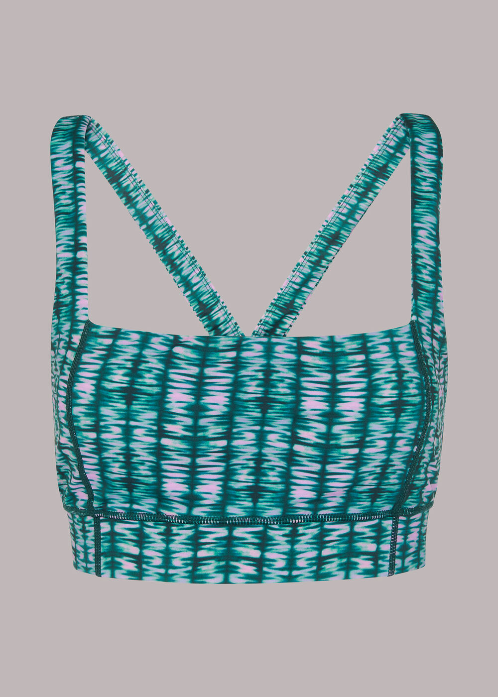 Abstract Wave Sports Bra